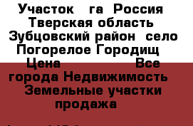 Участок 1 га ,Россия, Тверская область, Зубцовский район, село Погорелое Городищ › Цена ­ 1 500 000 - Все города Недвижимость » Земельные участки продажа   